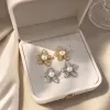 زهور ذهبية وفضية مسمار من اللؤلؤ، حرفة من البلورات، details Picture